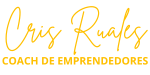 "Logotipo de Cris Ruales, coach de emprendedores"